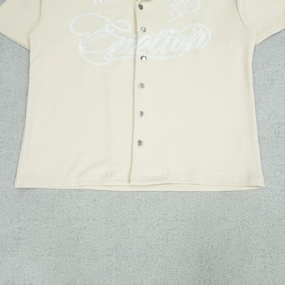 Mixed Emotion Cream Signature Button up - Picture 5 of 10